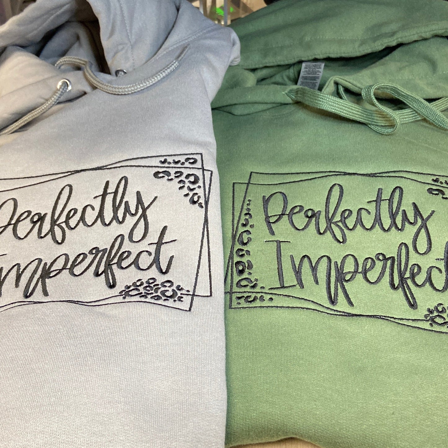 Perfectly Imperfect Hoodie Embroidered