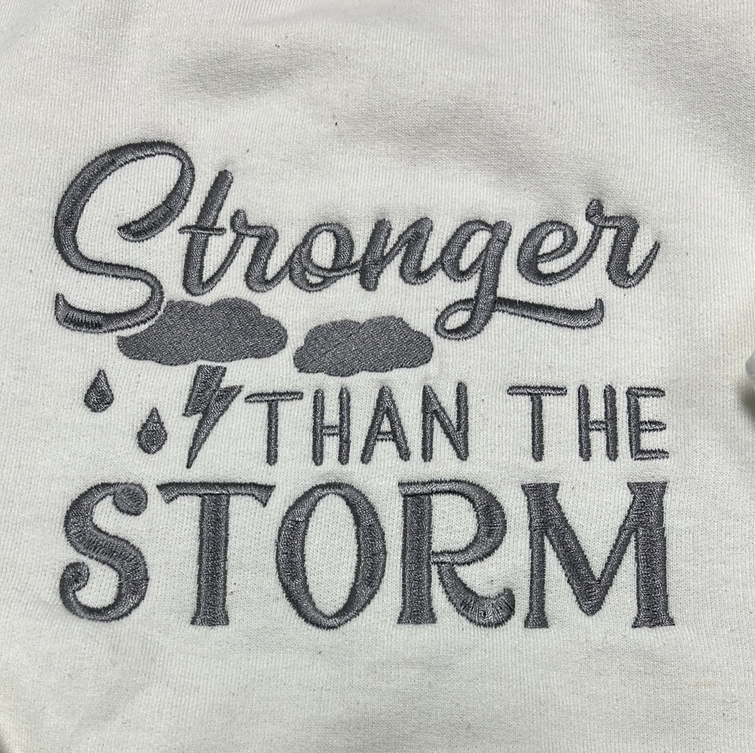 Stronger than the Storm Crewneck