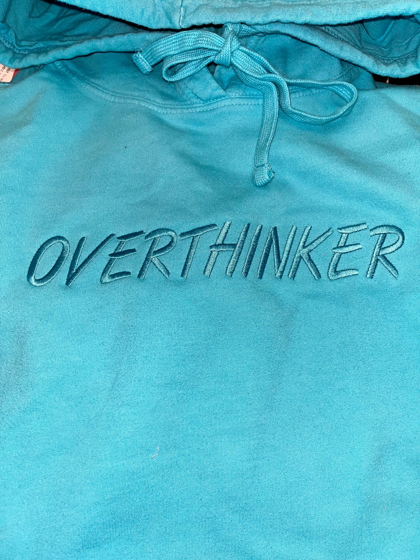 Overthinker Embroidered Hoodie