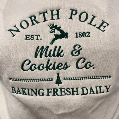 North Pole Milk & Cookies Sweatshirt